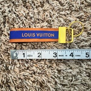 Louis Vuitton Gold and Blue Key Holder
